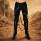 Men's Electro Bondage Rave Gothic Cyber Chain Gothic Jeans Punk Rock Pant’s