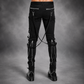 Men Gothic Bondage Pant Rock Hard Trouser Heavy Weight Pant Emo/Pants