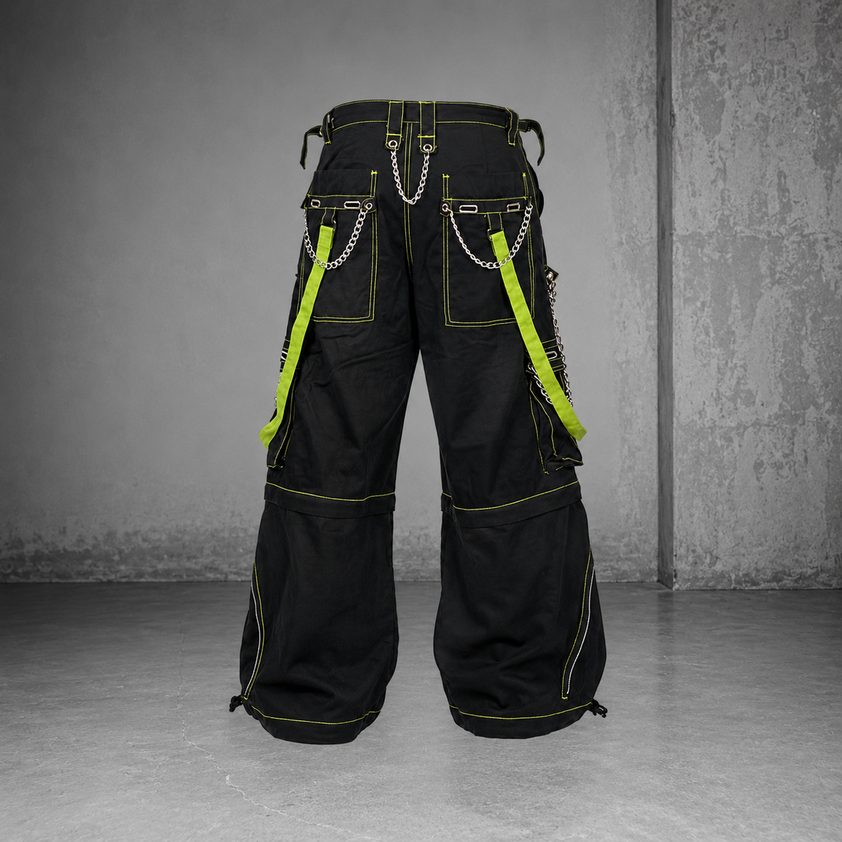 Gothic Bondage Men's Pant Alternative Punk Rock Skater Emo Trouser Pant Shorts