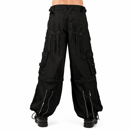 Prime Quality Handmade Gothic Bondage Black Skater Men's Pant Alternative Punk Rock Emo Trouser Pant Shorts/USA