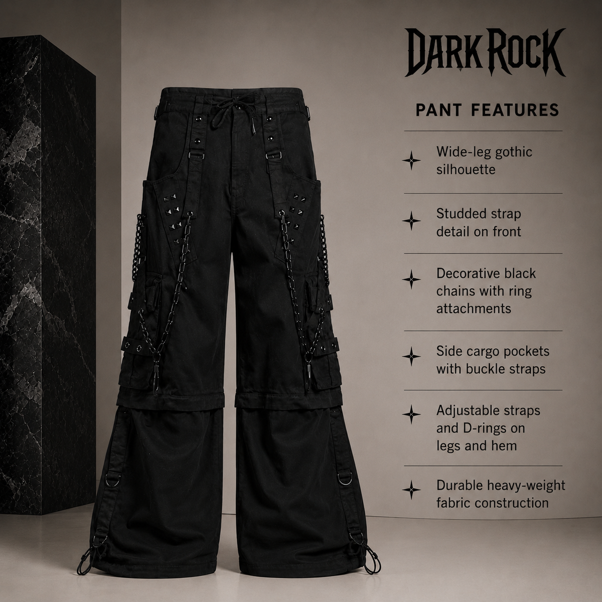 Prime Quality Handmade Gothic Bondage Black Skater Men's Pant Alternative Punk Rock Emo Trouser Pant Shorts/USA