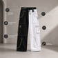 Gothic Bondage Men's Pant Alternative Punk Rock White Emo Trouser Pant Shorts