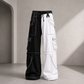 Gothic Bondage Men's Pant Alternative Punk Rock White Emo Trouser Pant Shorts