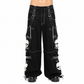 Gothic Bondage Black Big Skull Men Pant Alternative Punk Rock Emo Trouser Pant Shorts Usa