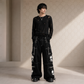 Gothic Bondage Black Big Skull Men Pant Alternative Punk Rock Emo Trouser Pant Shorts Usa