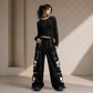 Gothic Bondage Black Big Skull Men Pant Alternative Punk Rock Emo Trouser Pant Shorts Usa