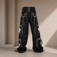 Gothic Bondage Black Big Skull Men Pant Alternative Punk Rock Emo Trouser Pant Shorts Usa