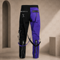 Gothic Bondage Men Pant Alternative Punk Rock Split Leg Purple Black Emo Trouser Pant USA