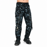 Skinny Jeans Mechanic Acid Rave Gothic Cyber Apocalyptic Chain Goth Techno Jeans Punk Pants