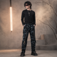 Skinny Jeans Mechanic Acid Rave Gothic Cyber Apocalyptic Chain Goth Techno Jeans Punk Pants