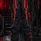 Gothic Men's Handmade Bondage Gothic Cyber Pant Chain Techno Rock Punk Shorts Trouser Pants/USA