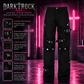 Men Gothic Bondage Pant Rock Hard Loose Punk Pants Detachable Uniform Trousers