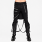 Extreme Bondage Gothic Punk Rocker Cyber Goth Steampunk Biker Pants Emo