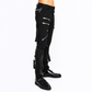 Extreme Bondage Gothic Punk Rocker Cyber Goth Steampunk Biker Pants Emo