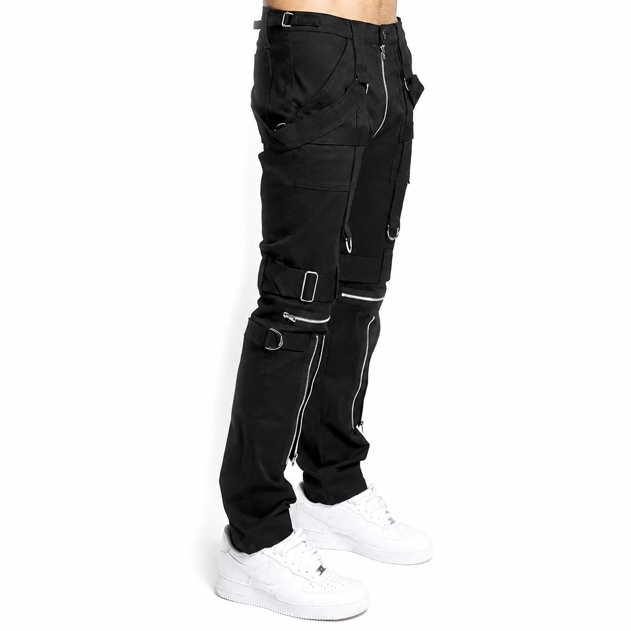 Gothic Bondage Men Pant Alternative Punk Rock Emo Trouser Para Pants