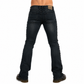 DARKROCK LACE UP ROCKER FIT RIFF BOOT CUT GOTHIC PUNK STAGE BLACK JEANS PANTS BIKER