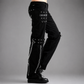 Men's Gothic Bondage Pant Rock Hard Trouser Heavy Weight Pant