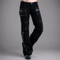 Men's Gothic Bondage Pant Rock Hard Trouser Heavy Weight Pant