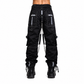 Gothic Bondage Reflective Men Pant Alternative Punk Rock Emo Trouser Pant Shorts