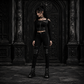 GOTHIC BONDAGE JEANS HEAVY WEIGHT ZIPPER PUNK ROCK GOTH TROUSER PANTS