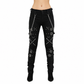 Gothic Bondage Rock Black Punk Buckle Zips Chain Strap Trousers Pants Usa