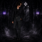 Men's Obscura Trousers Pants Steampunk Black Brocade Vintage Gothic Victorian