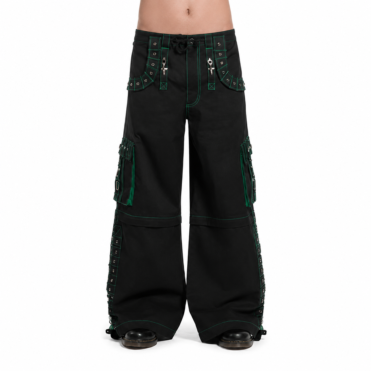 Men Bondage Trouser Gothic Transformer Baggy Pants Trouser Emo Pants USA
