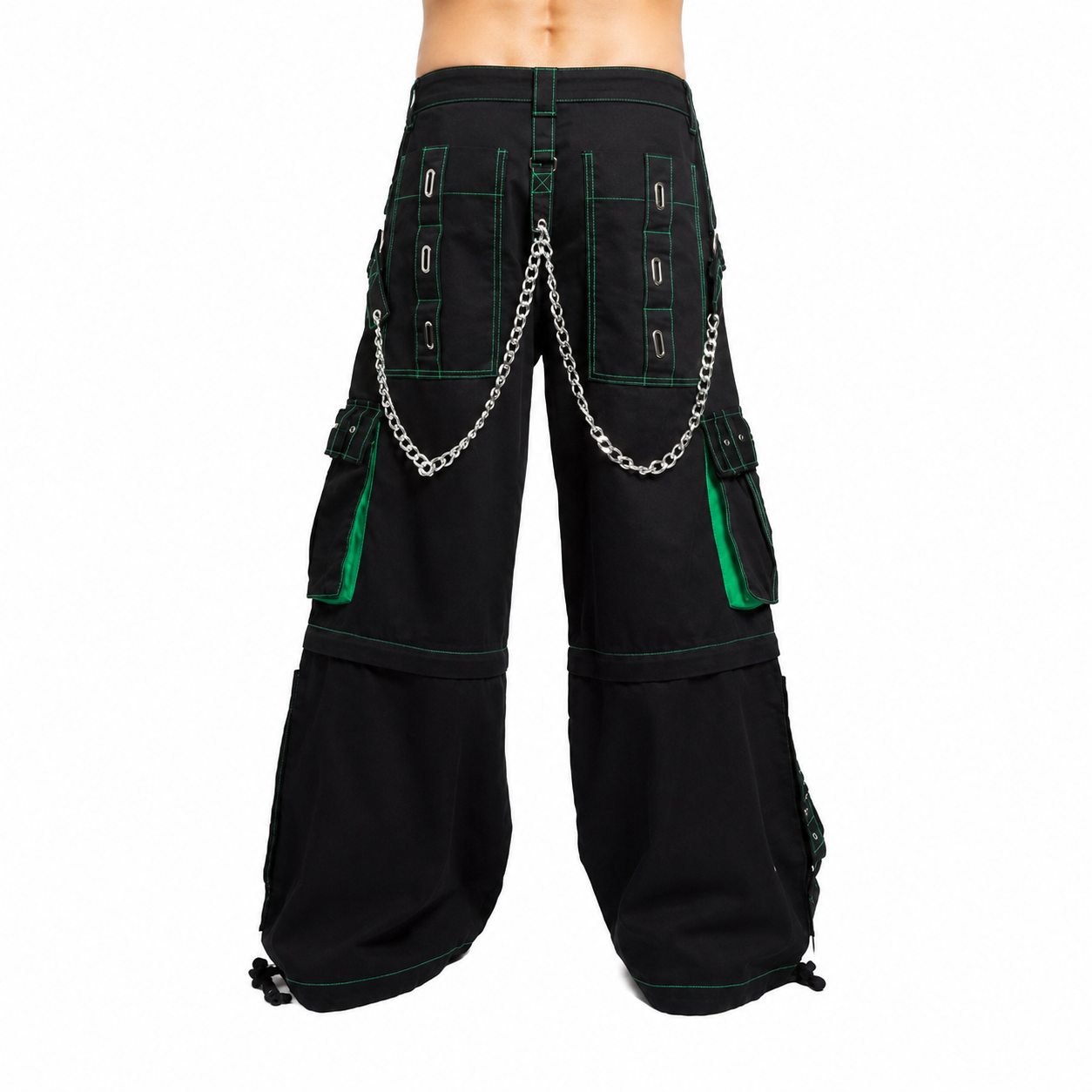 Men Bondage Trouser Gothic Transformer Baggy Pants Trouser Emo Pants USA