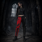 Men Gothic Split Leg Bondage Pant Rock Hard Trouser Heavy Weight Emo Pants