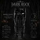 SKINNY JEANS BLACK GOTHIC SUPREME CHAOS VINYL PUNK REBEL PANTS WITH STRAP