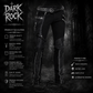 Devil Fashion Men Diesel punk Pants Jeans Black Gothic Punk Faux Leather Hip Bag