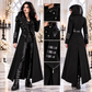 Scorpion Men's Black Punisher Hooded Trench Coat Long Jacket Black Gothic Steampunk