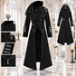 Scorpion Men's Black Punisher Hooded Trench Coat Long Jacket Black Gothic Steampunk