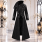 Scorpion Men's Black Punisher Hooded Trench Coat Long Jacket Black Gothic Steampunk