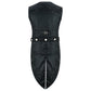 Men's Brocade Vest Waistcoat Tailcoat Black Brocade Damask Velvet Gothic Steampunk/Usa