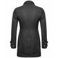 Darkrock Men's Morning Gothic Jacket Tailcoat Black Brocade Steampunk Victorian (2)