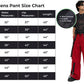 Gothic Men's Gothic Handmade Red Trouser Red Threads Black Straps Punk Rock Metal Chain Cyber/USA