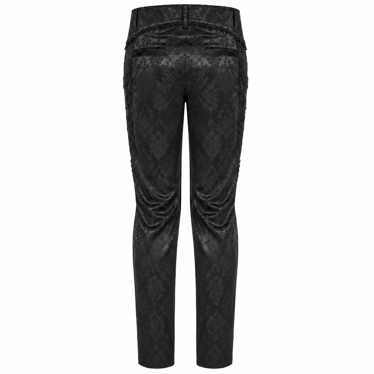 Gothic Punk Rave Mens Gothic Aristocrat Jacquard Dress Pants