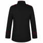 New Men's Military Style Coat Jacket Black Red Gothic Steampunk Usa Sizes Vtg