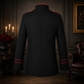 New Men's Military Style Coat Jacket Black Red Gothic Steampunk Usa Sizes Vtg