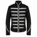 Military Drummer Jacket Black Parade Jacket Goth Punk Adam Ant Vtg Style