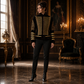 New Napoleonic Hussars Uniform Military Style Tunic Pelisse Jimi Hendrix Jacket Parade Drummer Officer Faux Fur