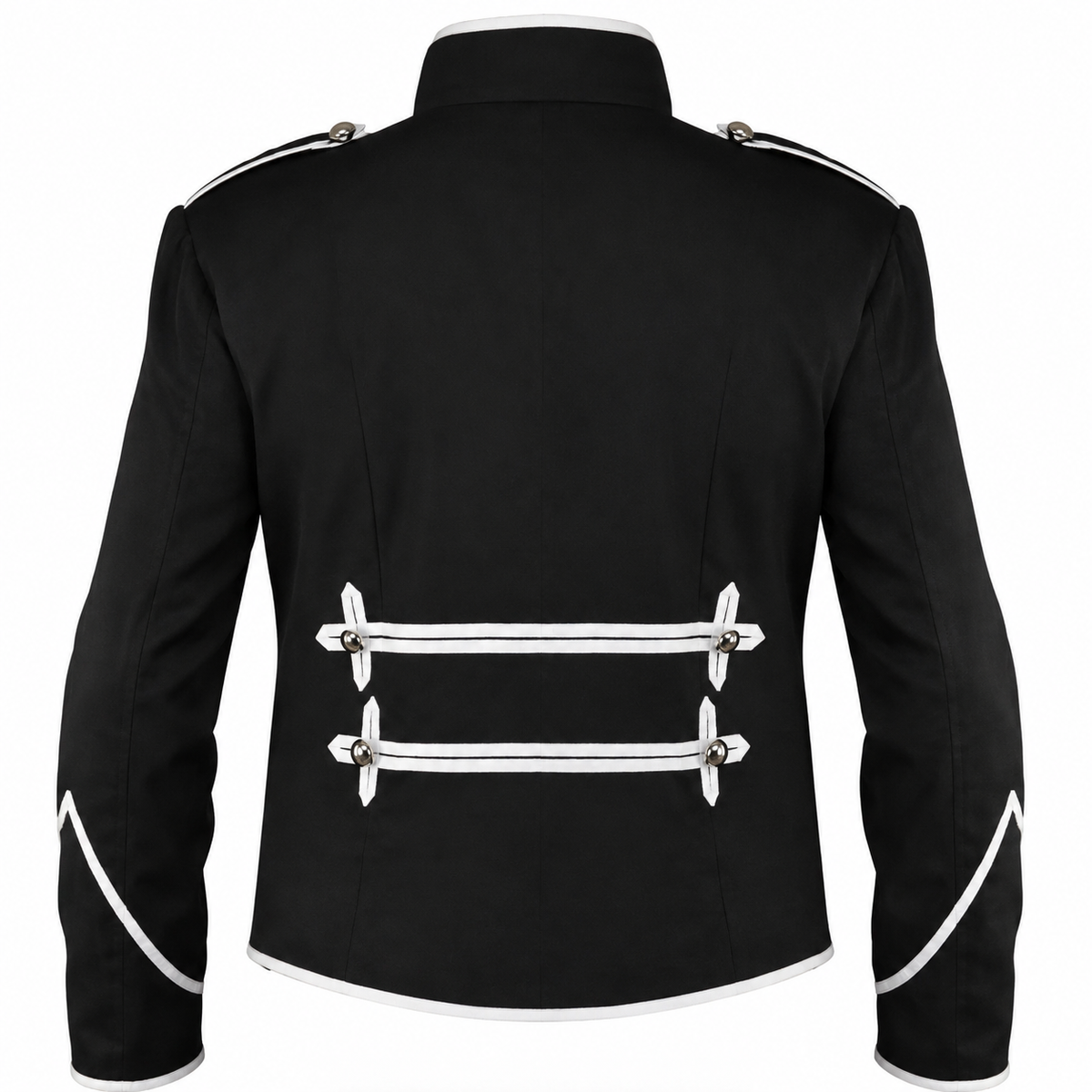 Military Drummer Jacket Black Parade Jacket Goth Punk Adam Ant VTG Style