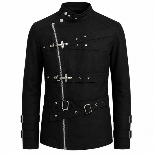 Military Drummer Jacket Black Parade Jacket Goth Punk Adam Ant Vtg Style