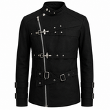 Military Drummer Jacket Black Parade Jacket Goth Punk Adam Ant Vtg Style