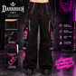 Gothic Bondage Super Skull Pant Pink Big Skull Men Pant Alternative Punk Rock Emo Trouser Pant Shorts