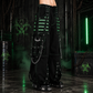 Extreme Bondage Skater Gothic Punk Rocker Cyber Goth Steampunk Biker Pants