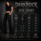 Women's Chains Black Rhinestones Gothic Punk Emo Pants Straps Baggy Pants
