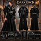 Gothic Steampunk Military Black Jacket Men's Punk Highwayman Regency Long Coat