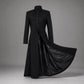 Neo Matrix Heavy Duty Cotton Keanu Reeves Black Gothic Steampunk Trench Coat